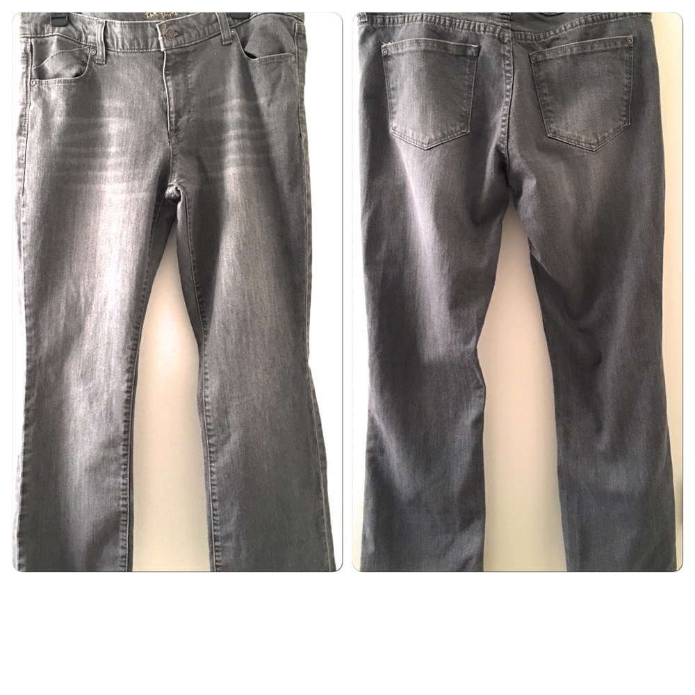 Old Navy Jeans Flirt Style Size 14 Gray Boot Cut